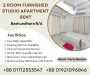 Two Room Furnished Studio Apartment RENT in Bashundhara R/A